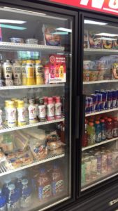 Drinks, refrigerated grocery